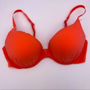 Victoria’s Secret coral push up bra 36 c